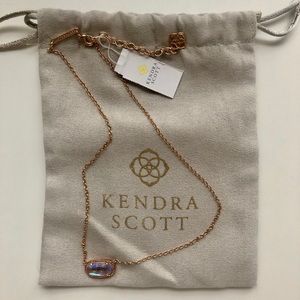 Kendra Scott Elisa Rose Gold Pendant